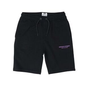 Weekend Offender Boys Cascade Jersey Regular Shorts / Black